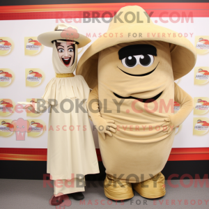 Beige Fajitas mascot...