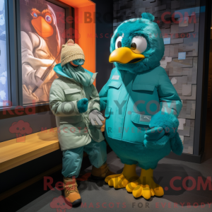 Disfraz de mascota Teal...