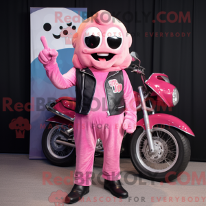Postava maskota Pink Pizza...