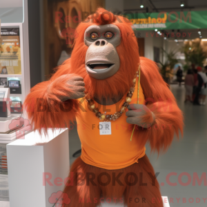 Orangutang-maskotdraktfigur...