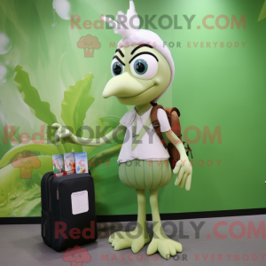 Olive Swans-mascottekostuum...