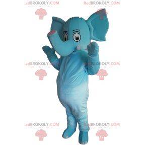 Zu süßes Maskottchen für blaue Elefanten