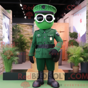Máscara de Soldado Verde...