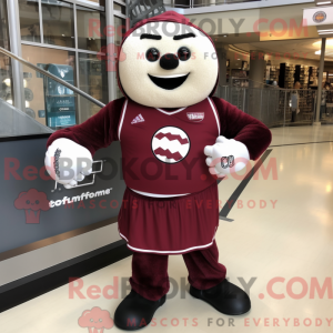 Maroon Volleyball Ball...