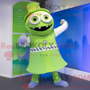 Lime Green Doctor maskot...