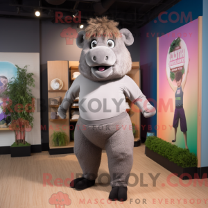 Costume mascotte de bison...