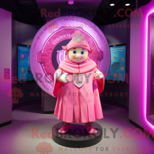 Pink Celtic Shield maskot...