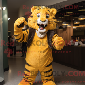 Costume mascotte de tigre à...
