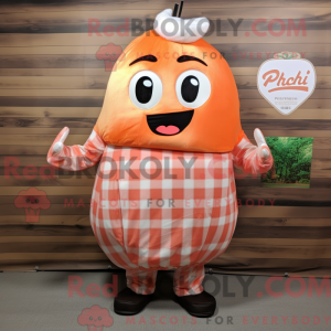 Postava maskota Peach Sushi...