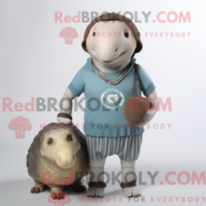 Glyptodon-maskotdraktfigur...