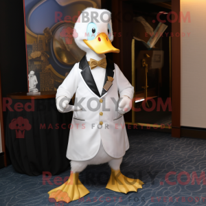 White Duck maskot kostume...