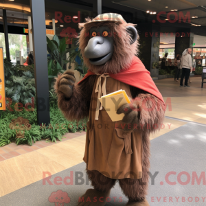Rust Bavian maskot drakt...