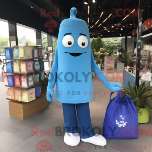 Maskottchenkostüm Blaue...