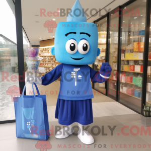 Maskottchenkostüm Blaue...