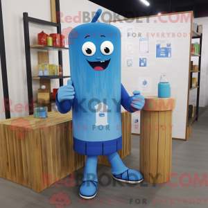 Blue Scented Candle mascot...