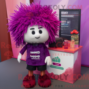 Disfraz de mascota Magenta...