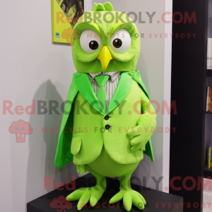 Postava maskota Lime Green...