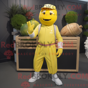 Costume mascotte de lanceur...
