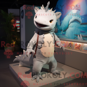 Gray Axolotls mascot...