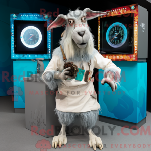 Gray Boer Goat mascot...