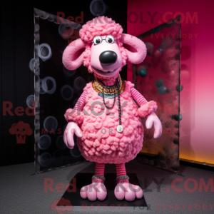 Maskottchenkostüm Rosa...
