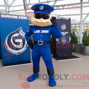 Navy Gi Joe maskot kostume...