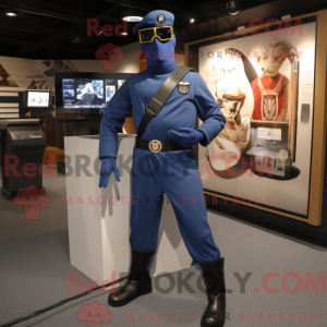 Granatowa maska Gi Joe w...
