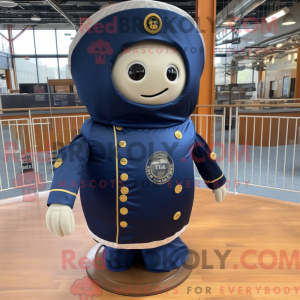 Disfraz de mascota de Navy...