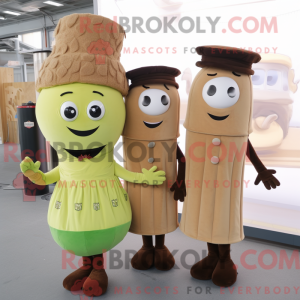 Maskottchenkostüm Brauner...