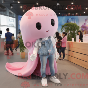 Rosa Beluga Whale maskot...