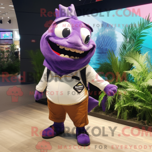 Lilla Piranha maskot...