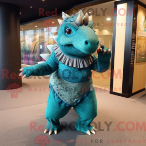 Blågrøn Ankylosaurus...
