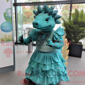 Blågrøn Ankylosaurus...