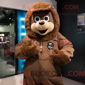 Brown Wrist Watch mascot...