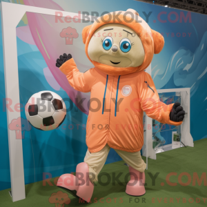 Peach Soccer Goal...