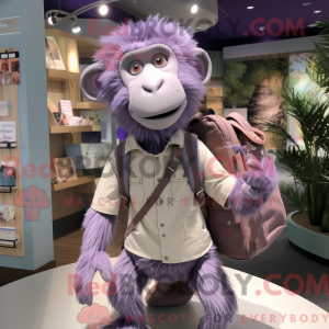 Lavender Baboon mascot...