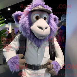Lavender Baboon mascot...