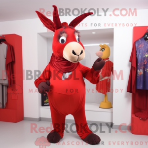 Red Donkey maskot...