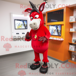 Maskotka Red Donkey z...