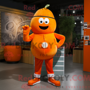 Oransje anheng maskot...