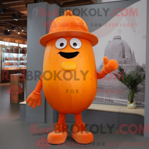 Oransje anheng maskot...