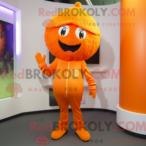Oransje anheng maskot...