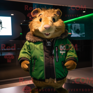 Green Guinea Pig mascot...