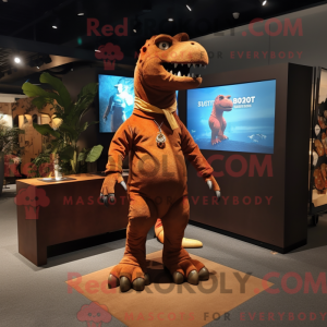 Rust T Rex maskot kostume...