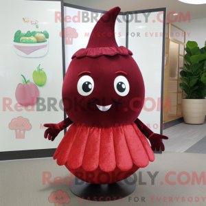 Máscara de morango Maroon...