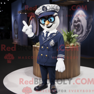 Navy anheng maskot kostyme...