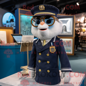 Navy Pendant mascot costume...