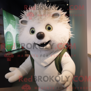 White Hedgehog mascot...