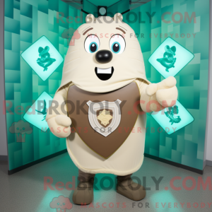 Figura de máscara de escudo...