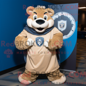 Beige Celtic Shield maskot...